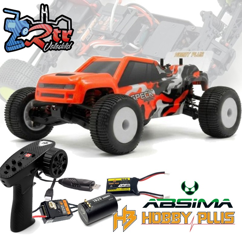 Truggy Hobby Plus 1/24 "Speck-T" Escobillas RTR Naranja