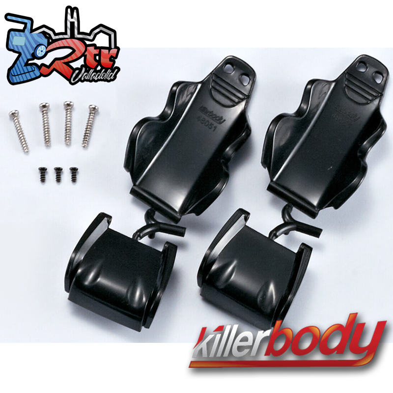 Asientos de plástico duro 1/10 (2 unidades) Killerbody