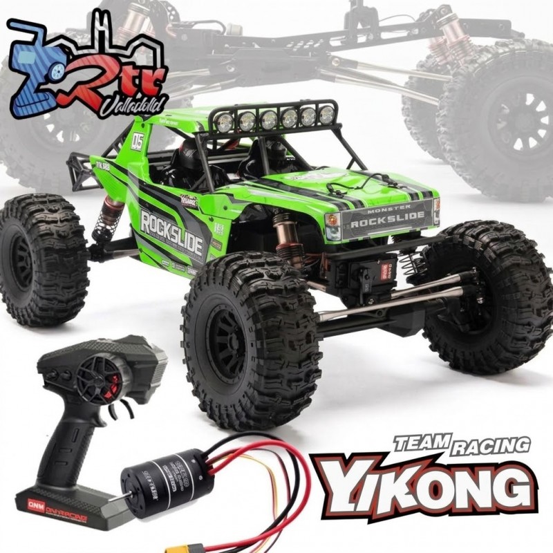 Crawler Yikong Rock Slide Crawler Brushless 4Wd 1/6 RTR Verde