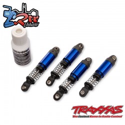 Amortiguadores GTM Pro de aluminio azul con resortes (4)...