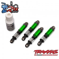 Amortiguadores GTM Pro de aluminio verde con resortes (4)...