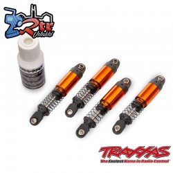 Amortiguadores GTM Pro de aluminio naranja con muelles...