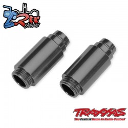 Cuerpos de amortiguadores GTM Pro de aluminio gris (2)...