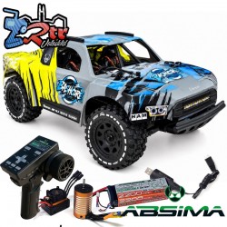 Absima SC-Truck 1/12 BL-3S Bashcore 4WD RTR Amarillo y gris