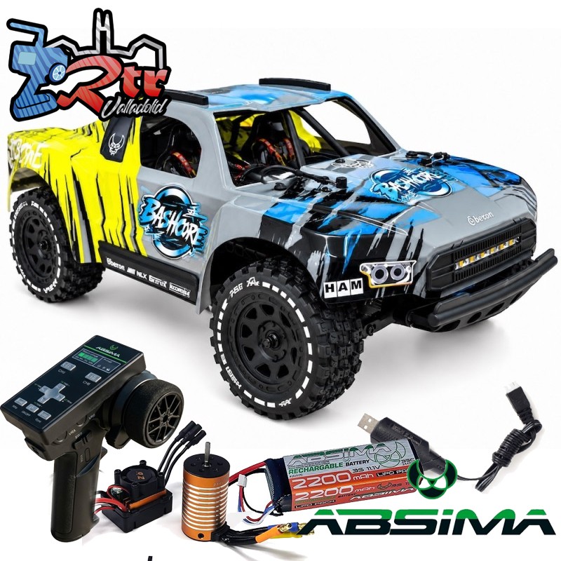 Absima SC-Truck 1/12 BL-3S Bashcore 4WD RTR Amarillo y gris