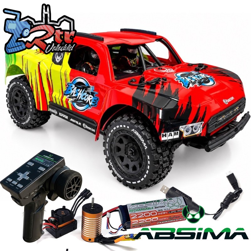 Absima SC-Truck 1/12 BL-3S Bashcore 4WD RTR Rojo verde