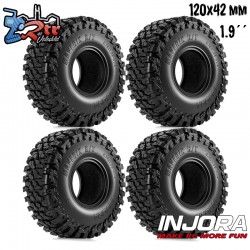 Ruedas Crawler Injora Maverix R/T S5 1.9 T1925 120x42 4 Unidades