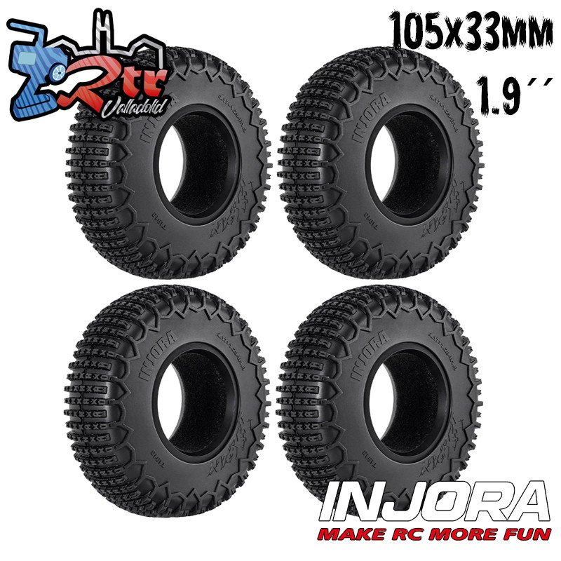 Ruedas Crawler XHX Pin 1.9 T1923 105x33 4 Unidades