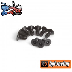 Flat Head Screw M2x5mm (Hex Socket-10pcs)