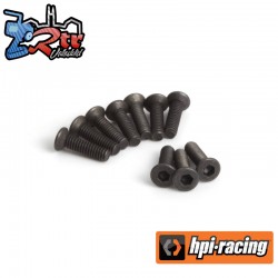 Flat Head Screw M2x8mm (Hex Socket-10pcs)