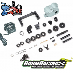 Conjunto de caja de transferencia SWD + BRX02 88. tracción seleccionable+ mini servo BRPS125