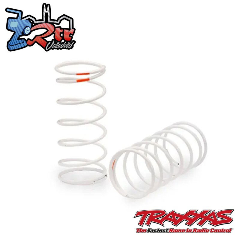Muelles cortos GTR para escala 1/10 (índice 0,58, franja roja) (2 unidades) Traxxas TRA7477