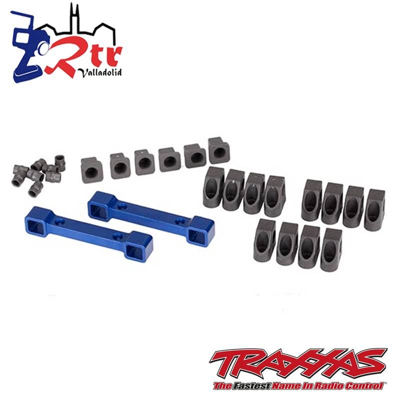 Soportes brazos de suspensión retenedores de pasador de bisagra Traxxas 4tec TRA8334X