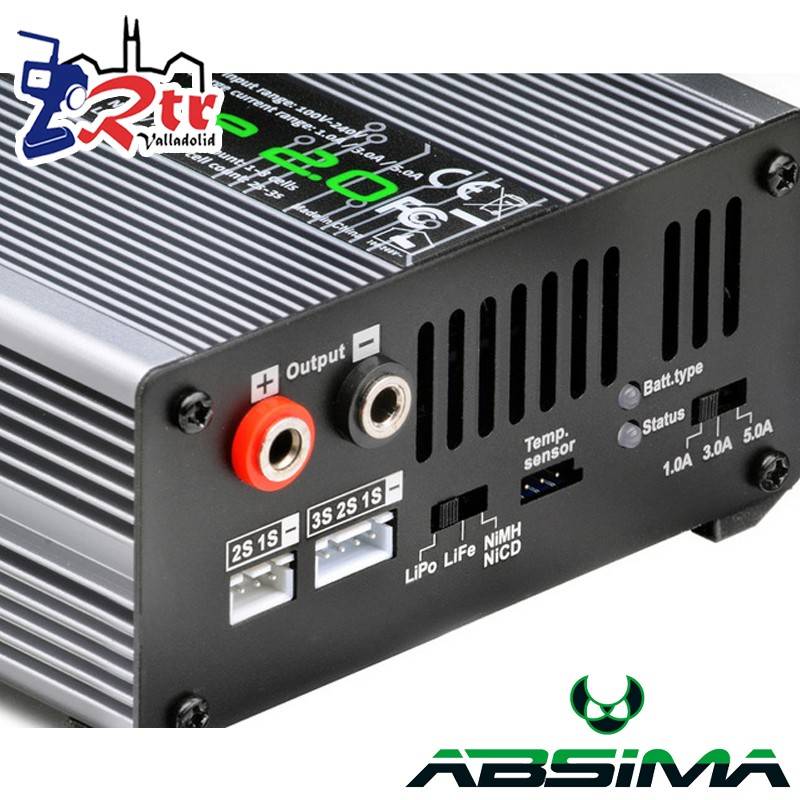 Cargador Absima Cube 2.0 Balanceador 2-3s, 5 amperios