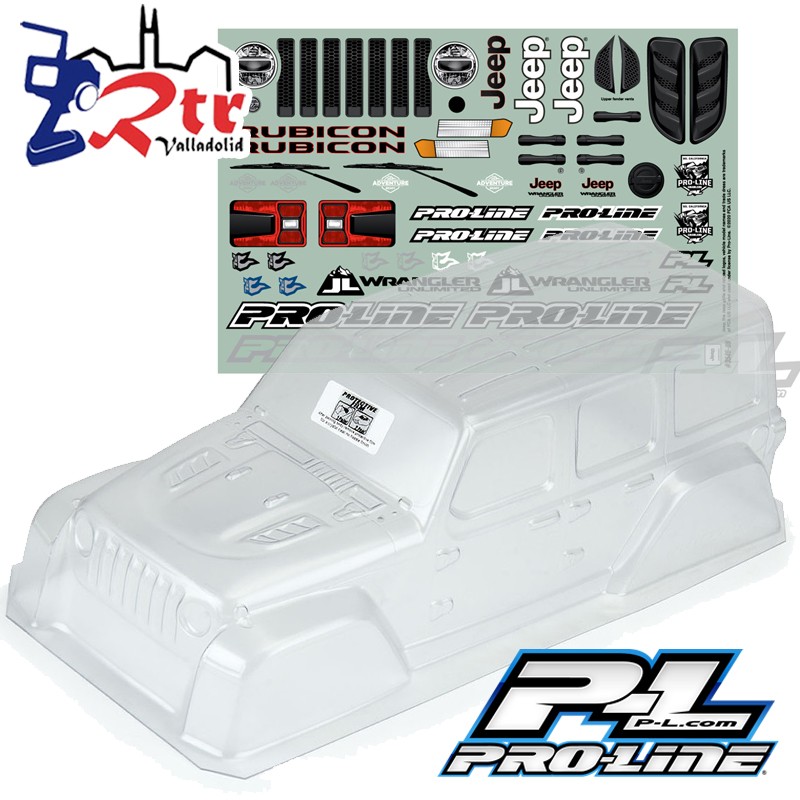 Proline Jeep Wrangler JL Unlimited Rubicon Cuerpo Transparente PR3546-00