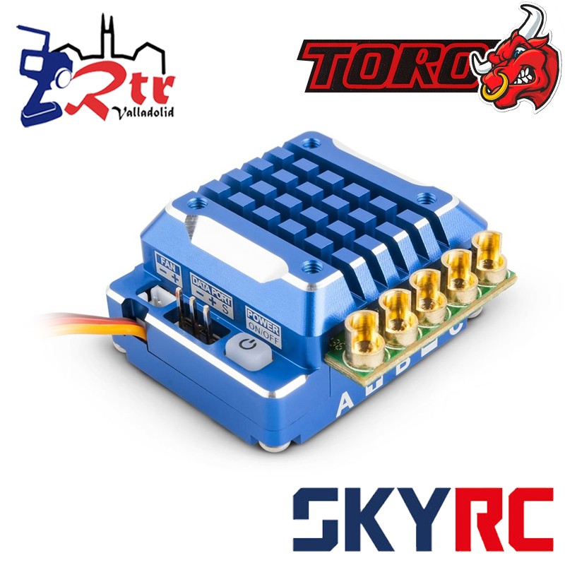 SkyRC Toro TS120A Brushless ESC 2-3s LiPo for 1/10 Azul