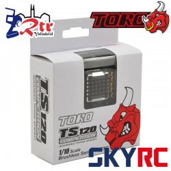 SkyRC Toro TS120A Brushless ESC 2-3s LiPo for 1/10 Negro