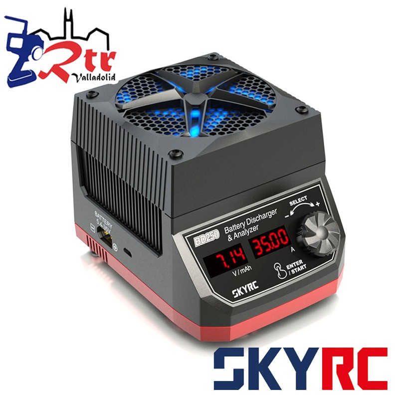 SkyRC Batería Descarnador y Analyzador 35A 250W