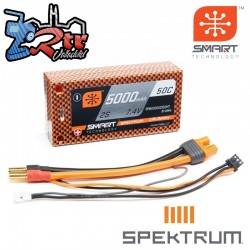 Batería Spektrum SMART LiPo 5000mAh 7.4V 2S 50C Caja Dura...