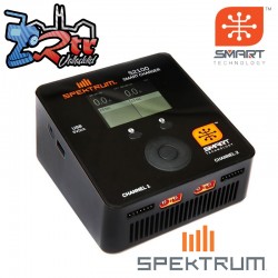 Combo Spektrum SMART LiPo 5000mAh 50C 7.4V 2S x 2 Caja Dura IC5