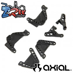 Torres de choque y monturas Panhard Del/Tras Axial SCX10 III AXI231017