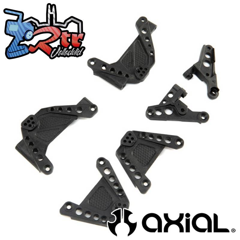 Torres de choque y monturas Panhard Del/Tras Axial SCX10 III AXI231017