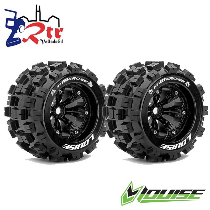Ruedas 17mm Monster 1/8 Louise MT-MCROSS 1/2 Outset Pegadas Rellenas