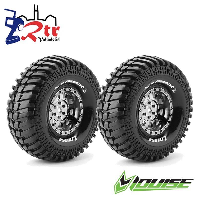 Ruedas 12mm Crawler 1.9" Louise CR-ARDENT 1/10 Llantas Cromo