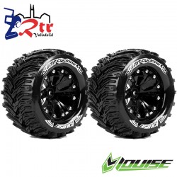 Ruedas 12mm Monster 1/10 Louise MT-CYCLONE 1/2 Outset Pegadas Rellenas