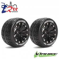 Ruedas 12mm Truggy 1/10 Louise ST-ROCKET 1/2 Outset Pegadas Rellenas