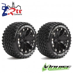 Ruedas 12mm Truggy 1/10 Louise ST-HUMMER 0 Outset Pegadas Rellenas