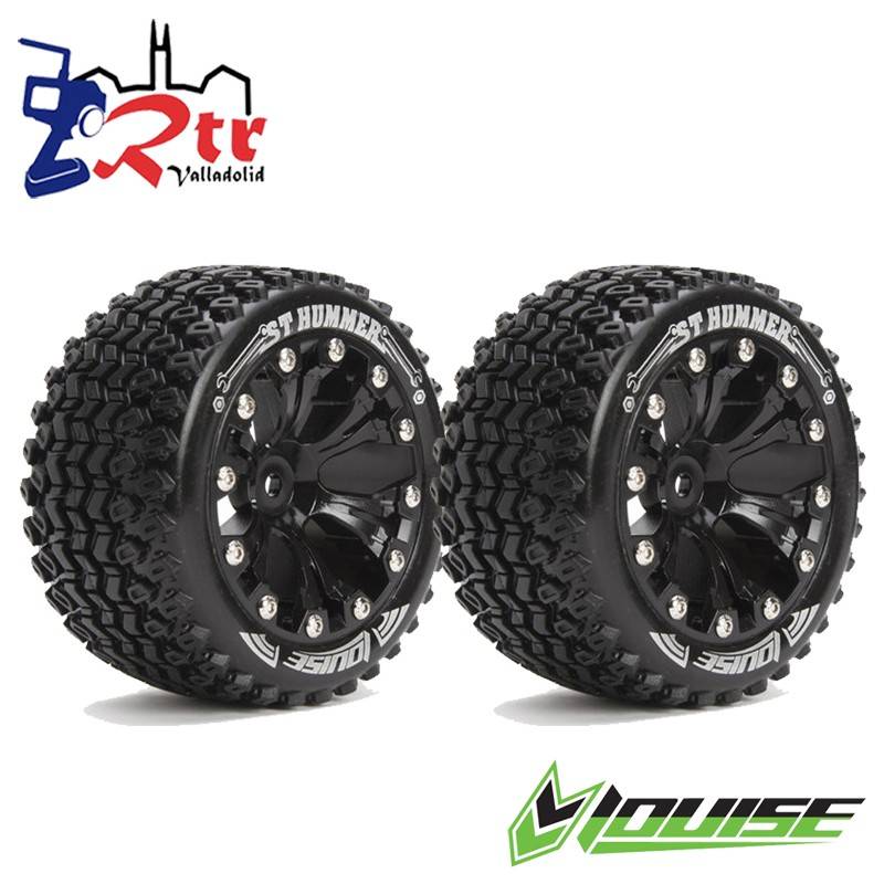 Ruedas 12mm Truggy 1/10 Louise ST-HUMMER 0 Outset Pegadas Rellenas
