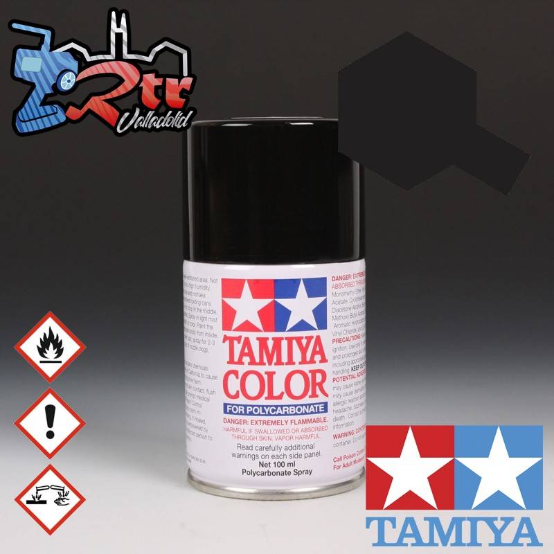 PS-5 Spray Negro 100Ml Tamiya Lexan Policarbonato