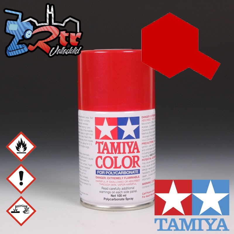 PS-15 Spray Rojo Metalico 100Ml Tamiya Lexan Policarbonato