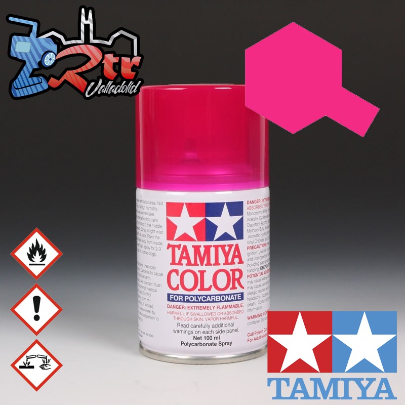 PS-40 Spray Rosa Traslucido 100Ml Tamiya Lexan Policarbonato