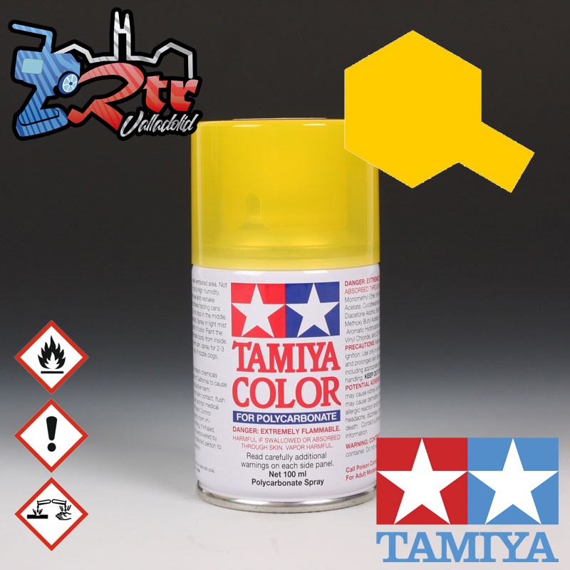 PS-42 Spray Amarillo translucido 100Ml Tamiya Lexan Policarbonato