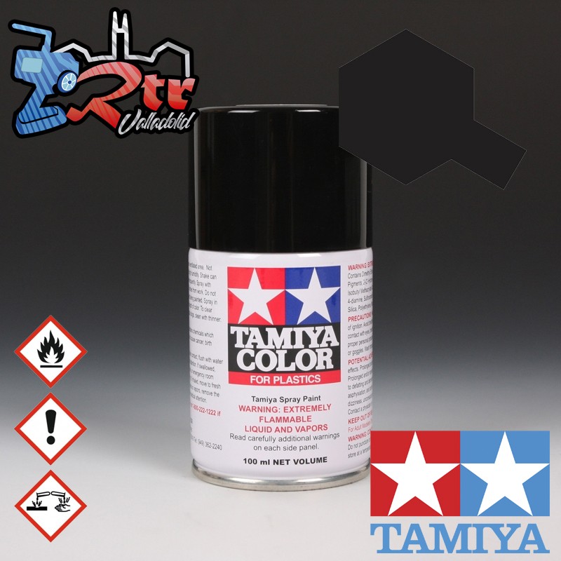 TS-6 Spray Negro Mate 100Ml Tamiya Plásticos