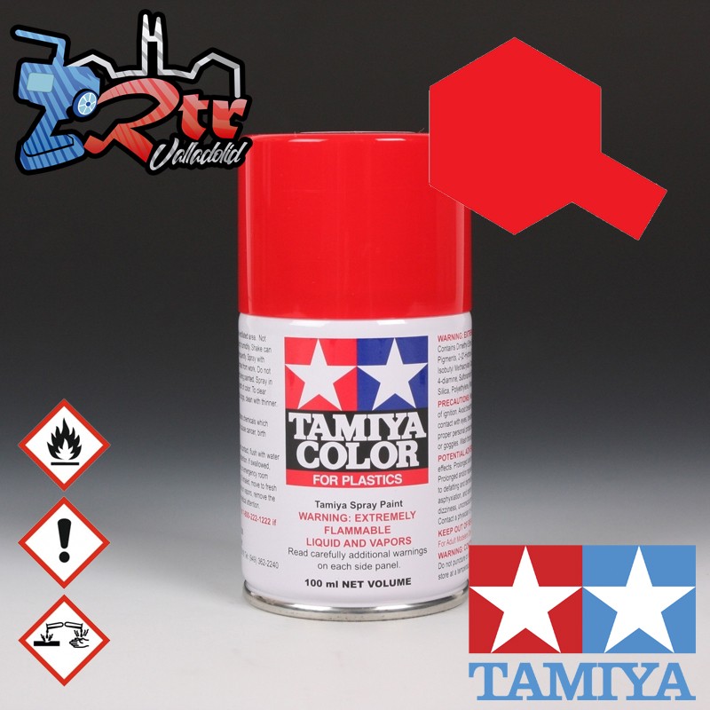 TS-8 Spray Rojo Italiano 100Ml Tamiya Plásticos