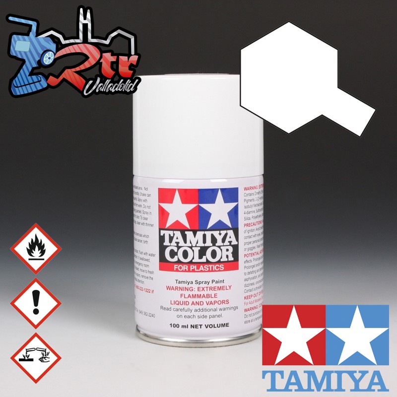 TS-26 Spray Blanco Puro 100Ml Tamiya Plásticos