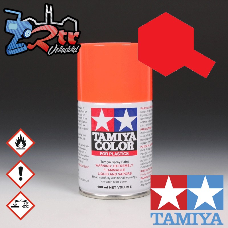 TS-36 Spray Rojo Fluorescente 100Ml Tamiya Plásticos
