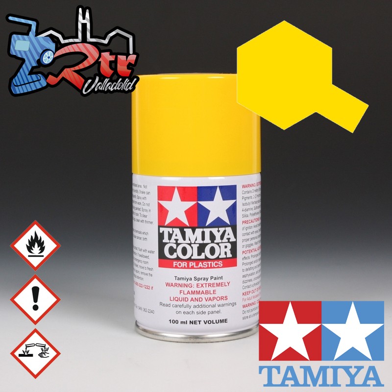 TS-47 Spray Amarillo Cromado 100Ml Tamiya Plásticos