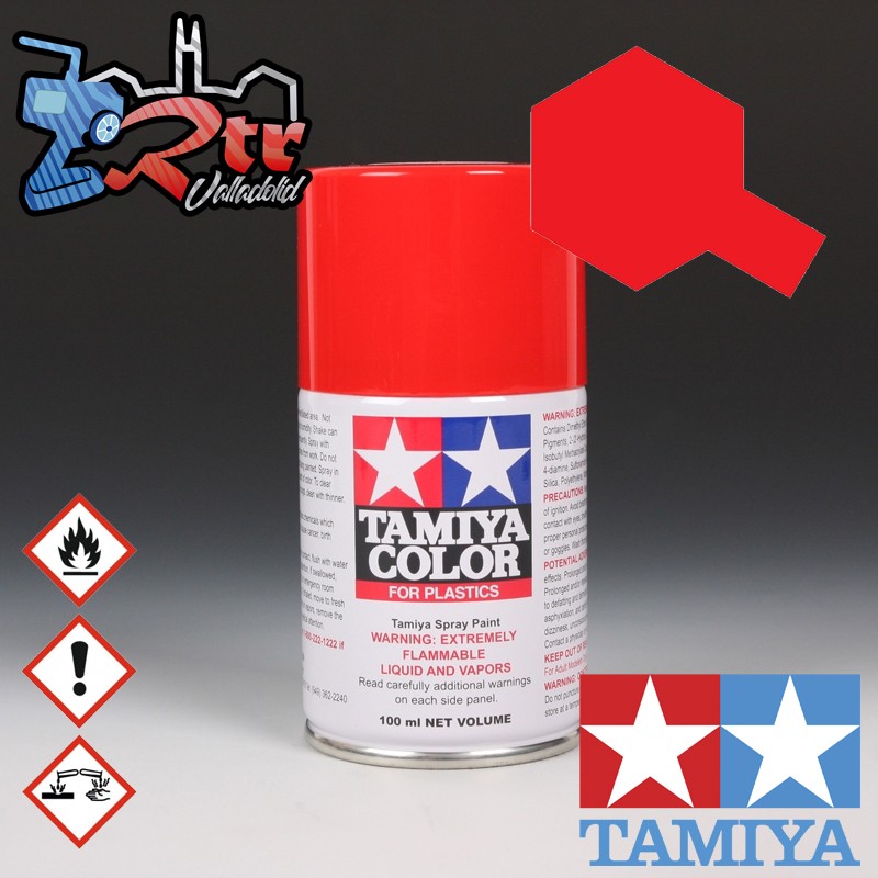 TS-49 Spray Rojo Brillante 100Ml Tamiya Plásticos