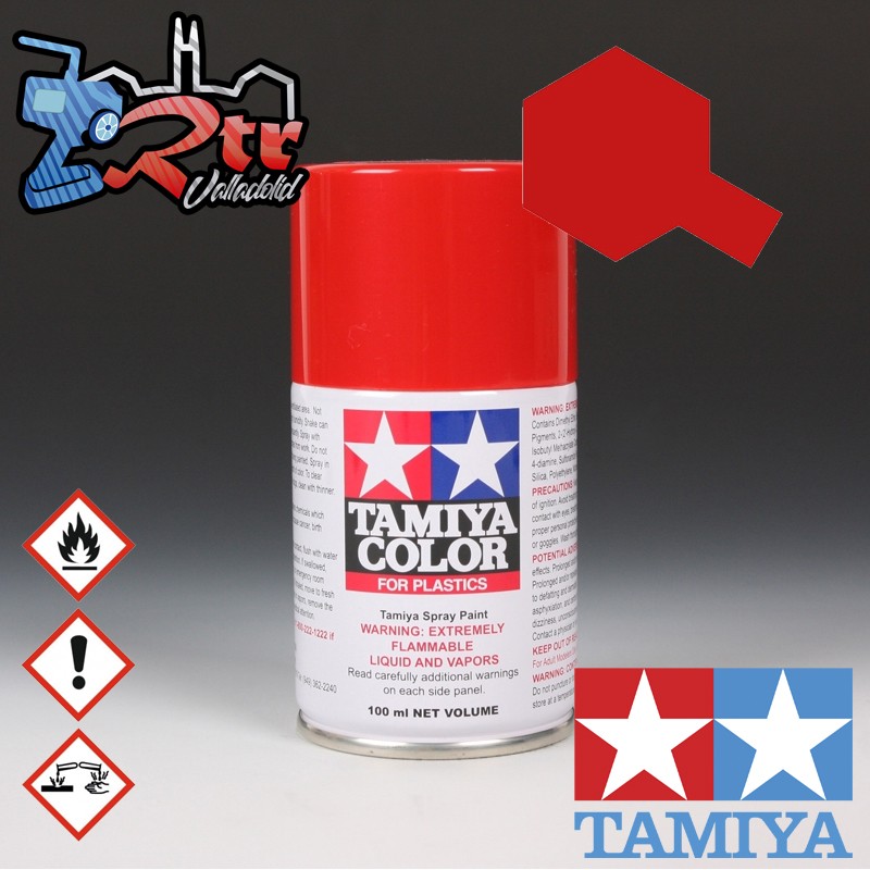 TS-85 Spray Ferray Rojo Mica Brillante 100Ml Tamiya Plásticos