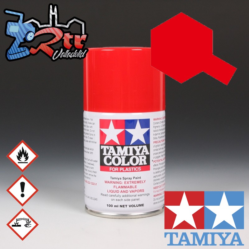TS-86 Spray Rojo Puro 100Ml Tamiya Plásticos