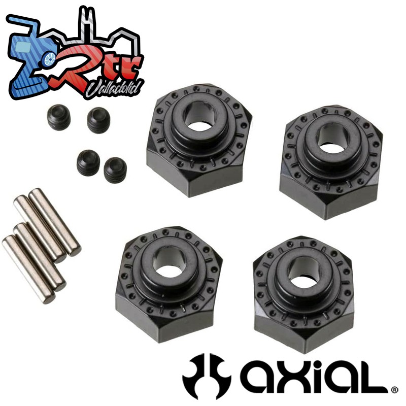 Hexágonos aluminio 12 mm 4 piezas Axial AXIC0429