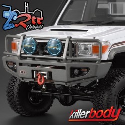 Parachoques KILLERBODY LC70 delantero TRX-4 con led Aluminio Negro  LC70 delantero TRX-4 con led Aluminio Gris