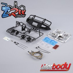 Parachoques KILLERBODY LC70 delantero con led Aluminio Negro