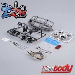 Parachoques KILLERBODY LC70 delantero con led Aluminio Gris