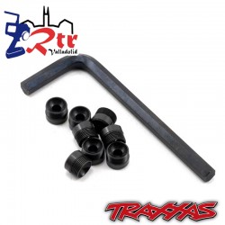 Sujetadores Manguetas TRA7033X Opcionales Traxxas 1/16
