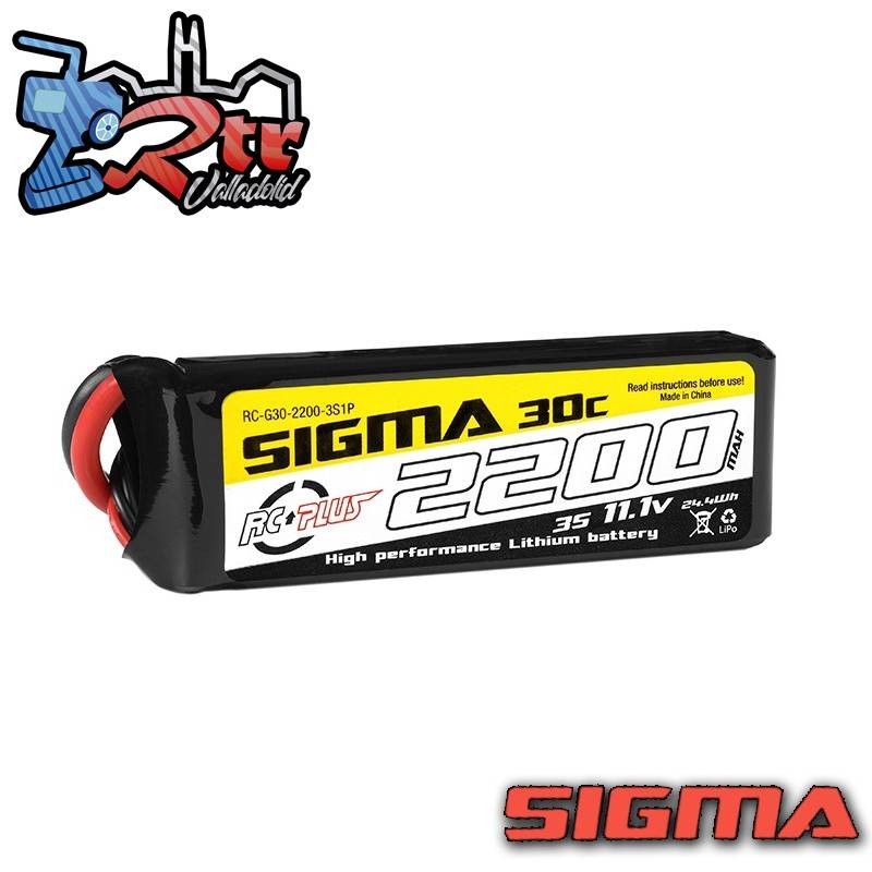 Lipo RC Plus 2200mAh 11.1V 3S 30C conector Xt60